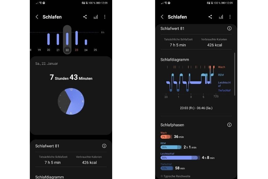 fonction suivi du sommeil montre connectee